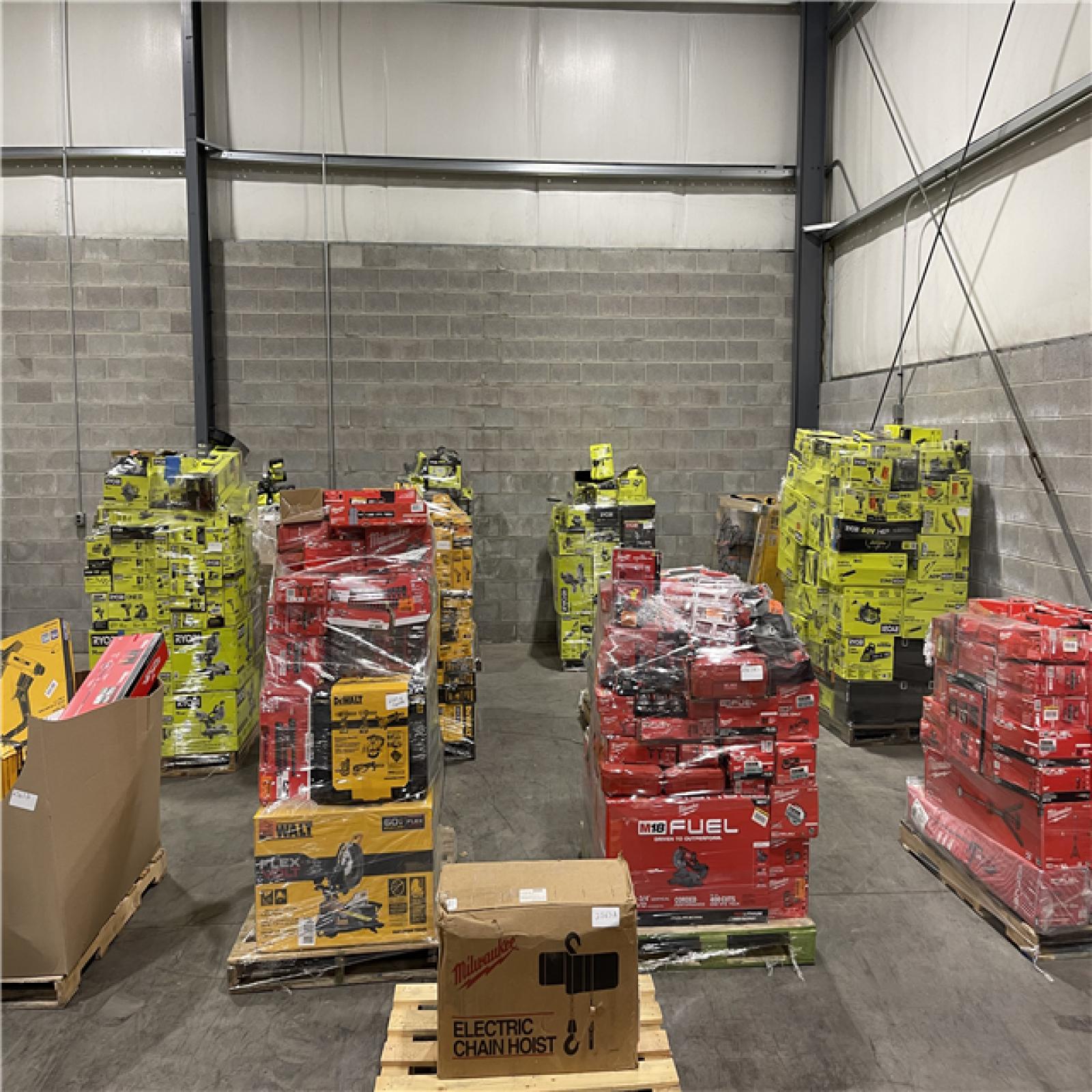 Pittston Location As-Is Power Tools Partial Truckload (13 Pallets) 2567-A