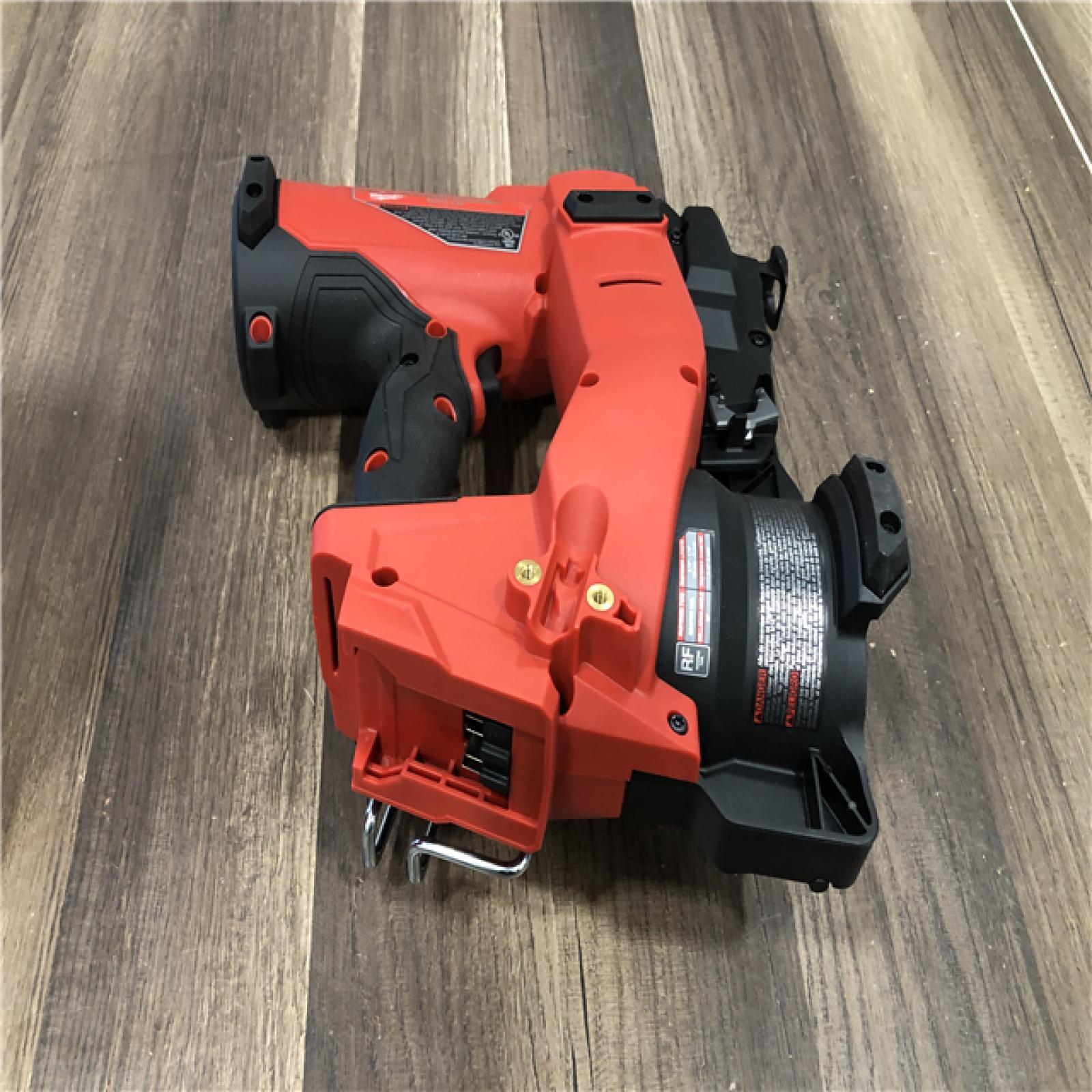 AS-IS Milwaukee FUEL 18-Volt Lithium-Ion Brushless Cordless Coil Roofing Nailer (Tool Only)