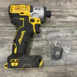 AS-IS DEWALT 20-Volt Maximum XR Cordless Brushless 1/4 in. 3-Speed Impact Driver (Tool-Only)