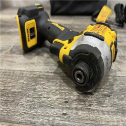 AS-IS DEWALT ATOMIC 20V MAX Lithium-Ion Cordless 1/4 in. Brushless Impact Driver Kit