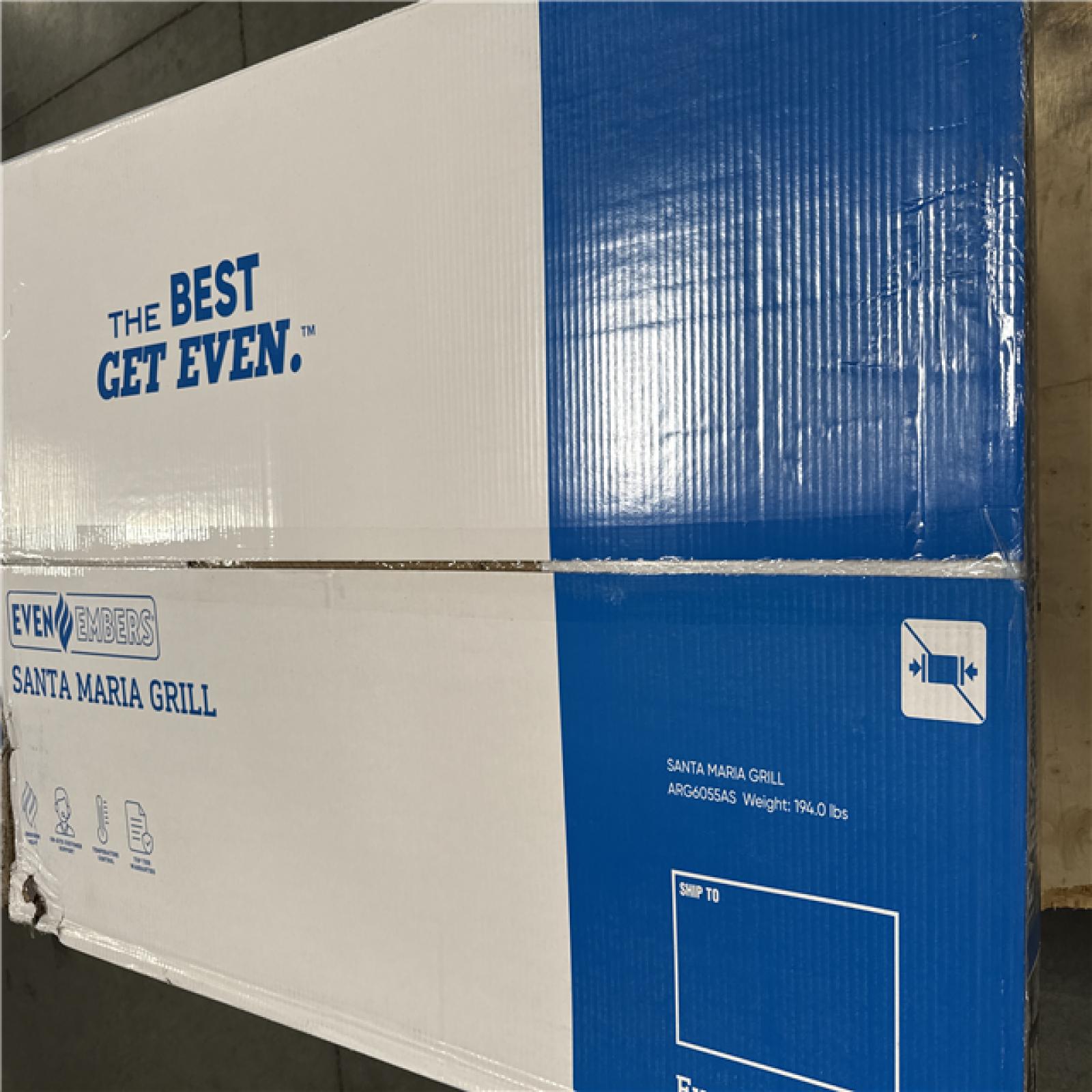 California AS-IS Santa Maria Grill Charcoal or Hardwood (Damaged Box)