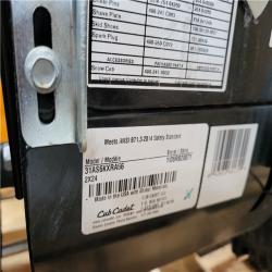 CALIFORNIA AS-IS CUB CADET 208CC 24 GASOLINE POWERED SNOW BLOWER