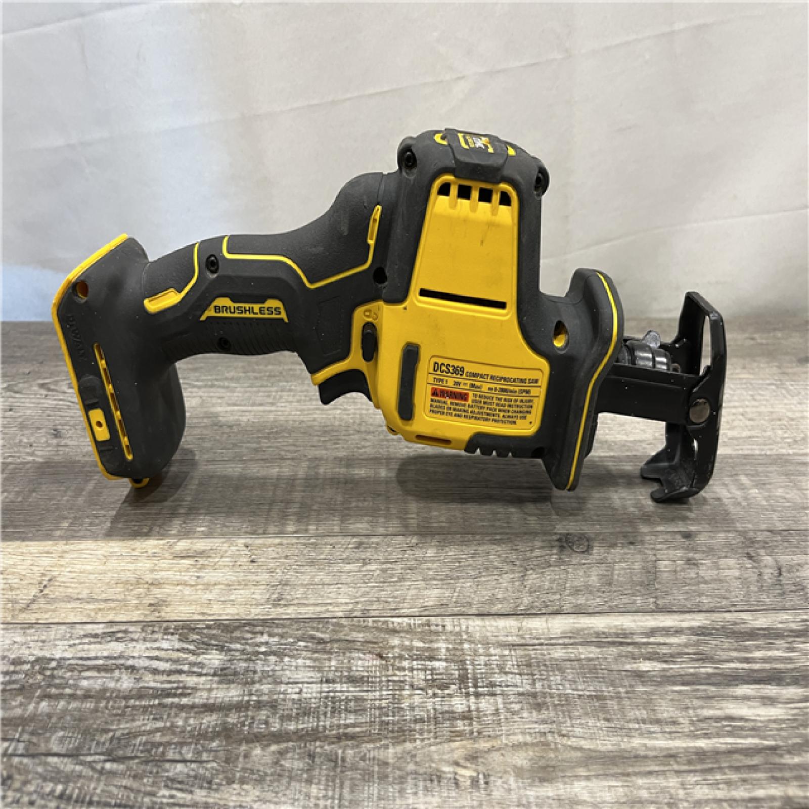 AS-IS DEWALT ATOMIC 20V MAX Cordless Brushless Compact Reciprocating Saw (Tool Only)