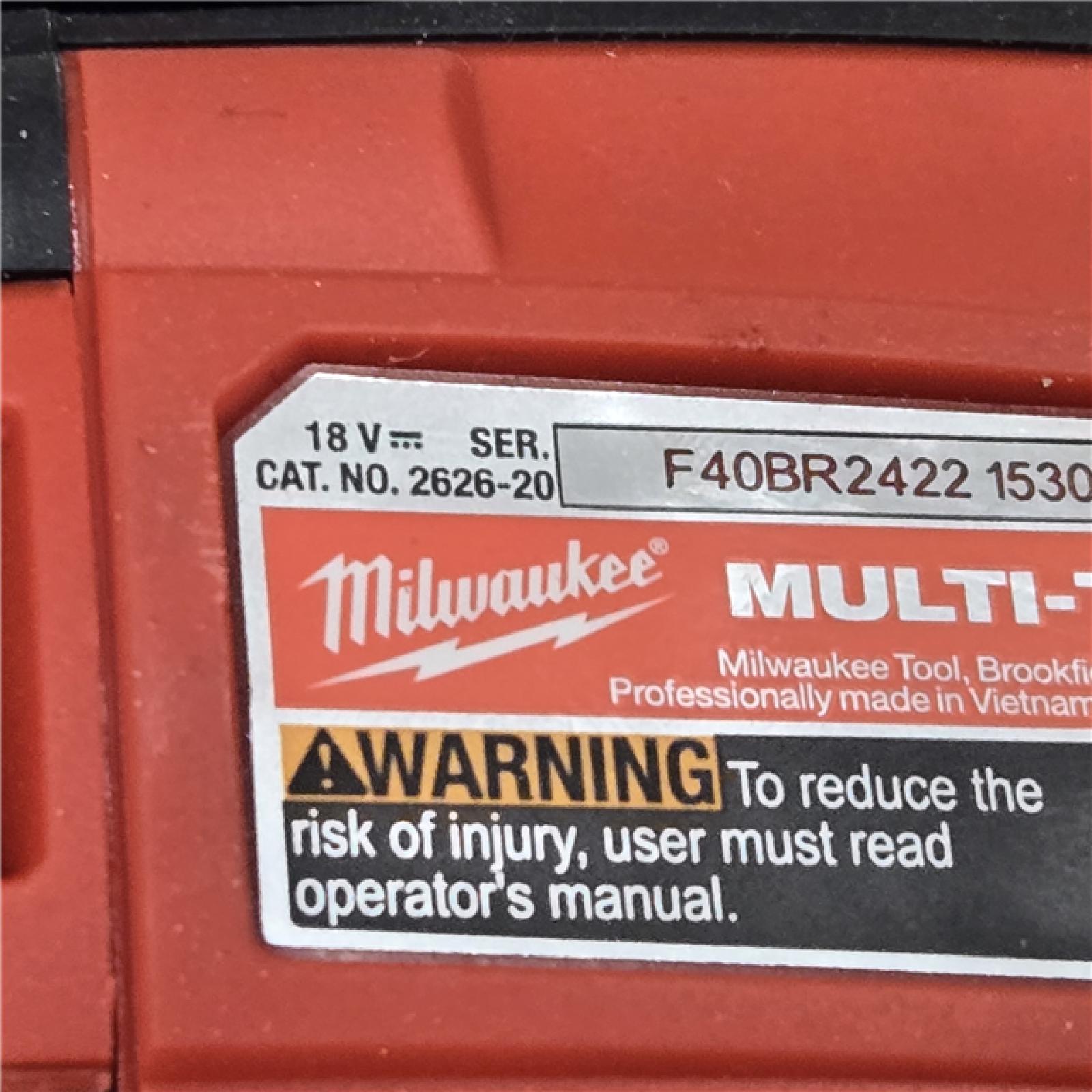 AS-IS Milwaukee 2626-20 M18 Cordless Multi-Tool (Tool Only)