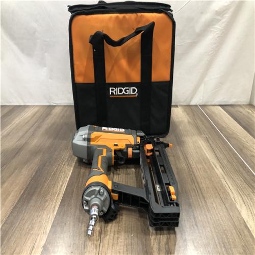 AS-IS RIDGID Pneumatic 16-Gauge 2-1/2 in. Straight Finish Nailer with CLEAN DRIVE Technology