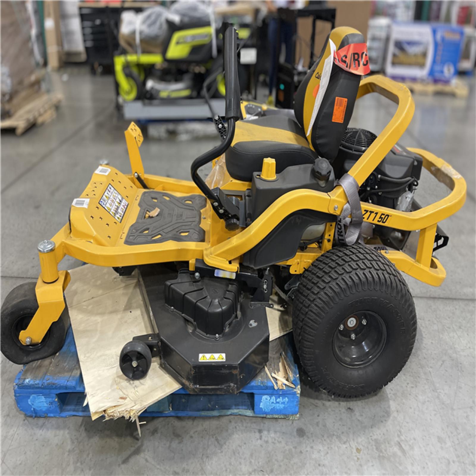 DALLAS LOCATION -LIKE NEW! Cub Cadet Ultima ZT1 50 in. Fabricated Deck 23HP V-Twin Kawasaki FR Series Engine Dual Hydro Drive Gas Zero Turn Riding Lawn Mower
