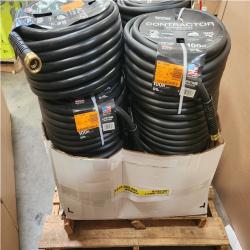 Phoenix LIKE NEW Flexon 5/8 in. dia. x 100 ft. Contractor Grade Garden Hose Pallet of 24 (RV: $599)