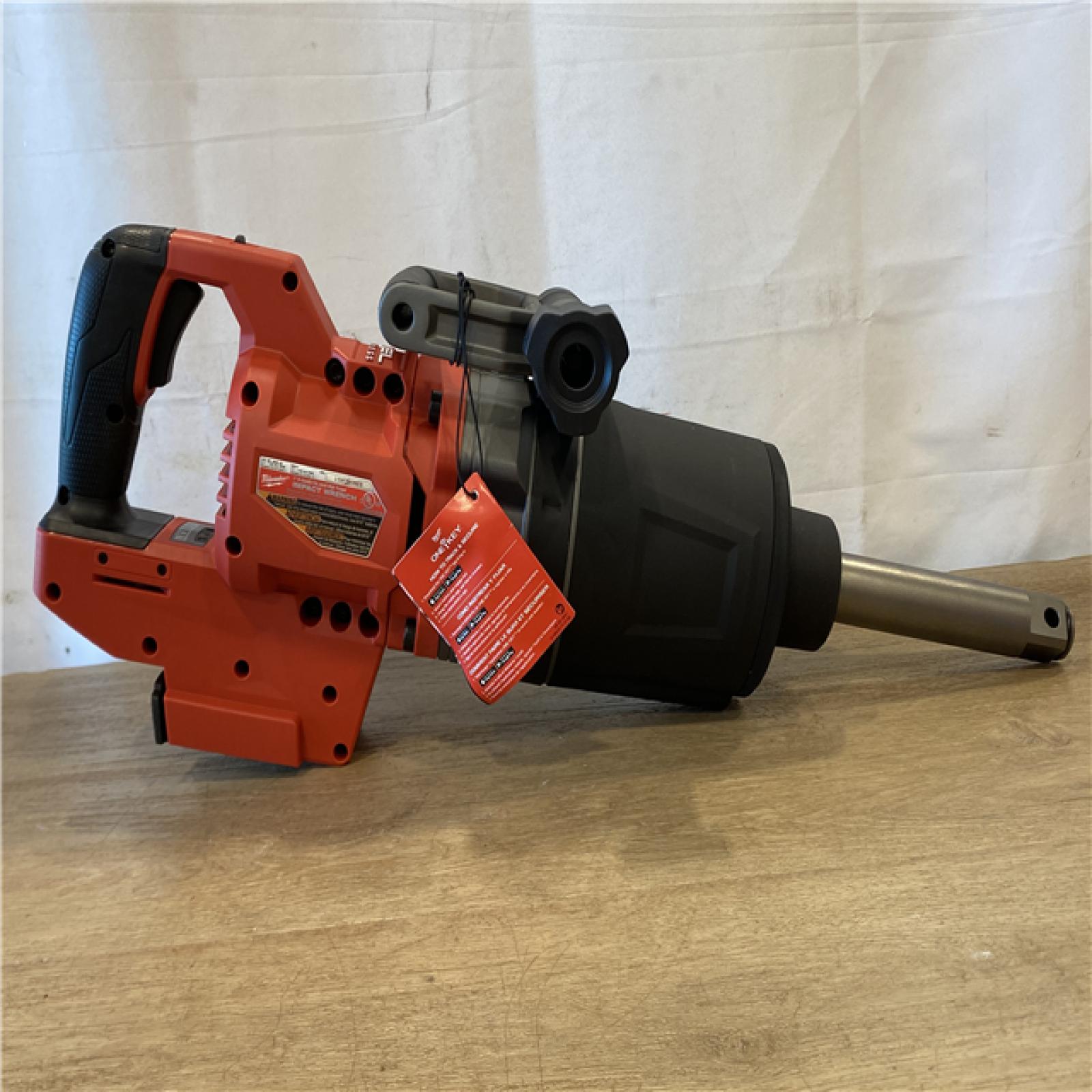 AS-IS Milwaukee FUEL 18V Lithium-Ion Brushless Cordless 1 in. Impact Wrench Extended Reach D-Handle (Tool-Only)