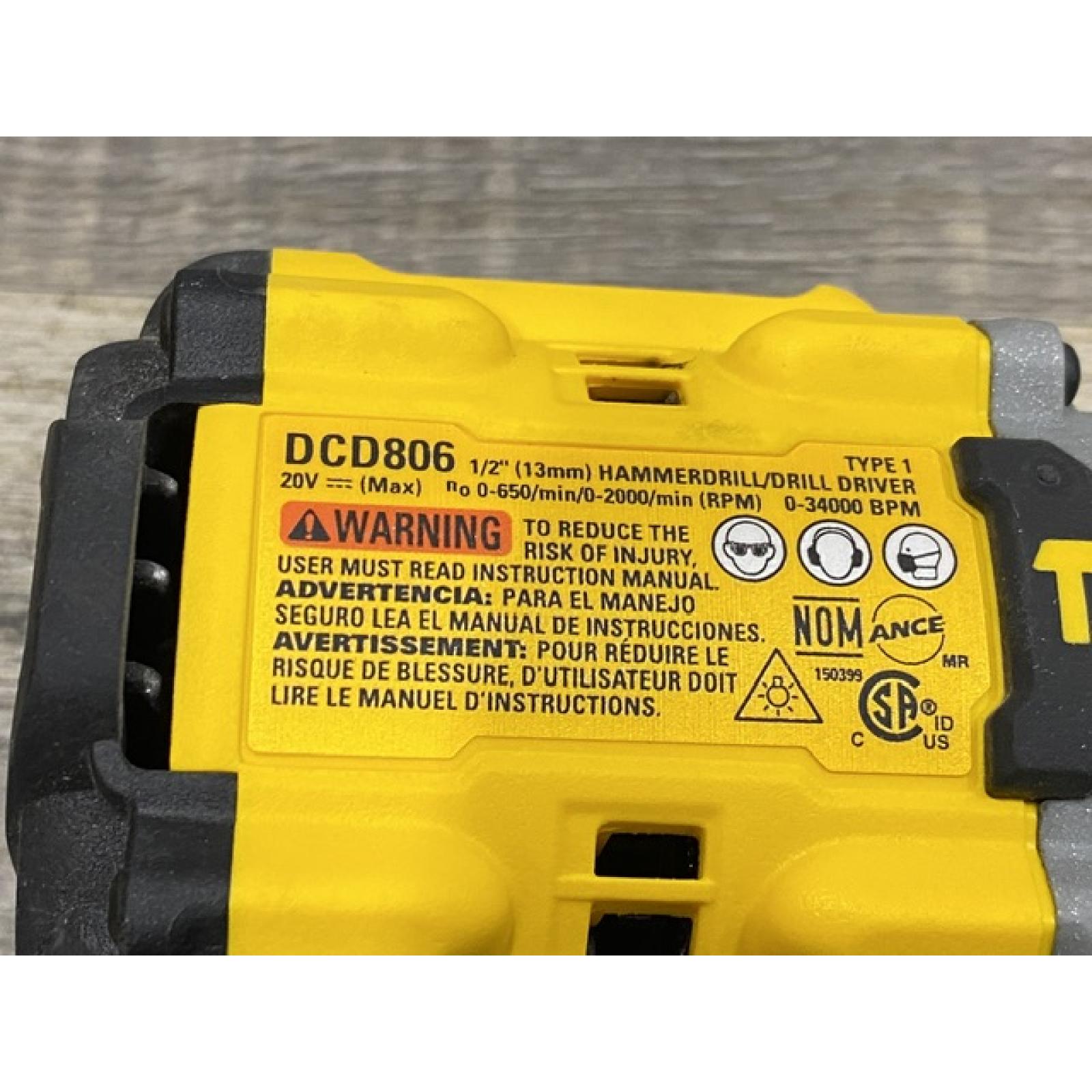 AS-IS DEWALT 20V XR Lithium-Ion Cordless 2-Tool Combo Kit