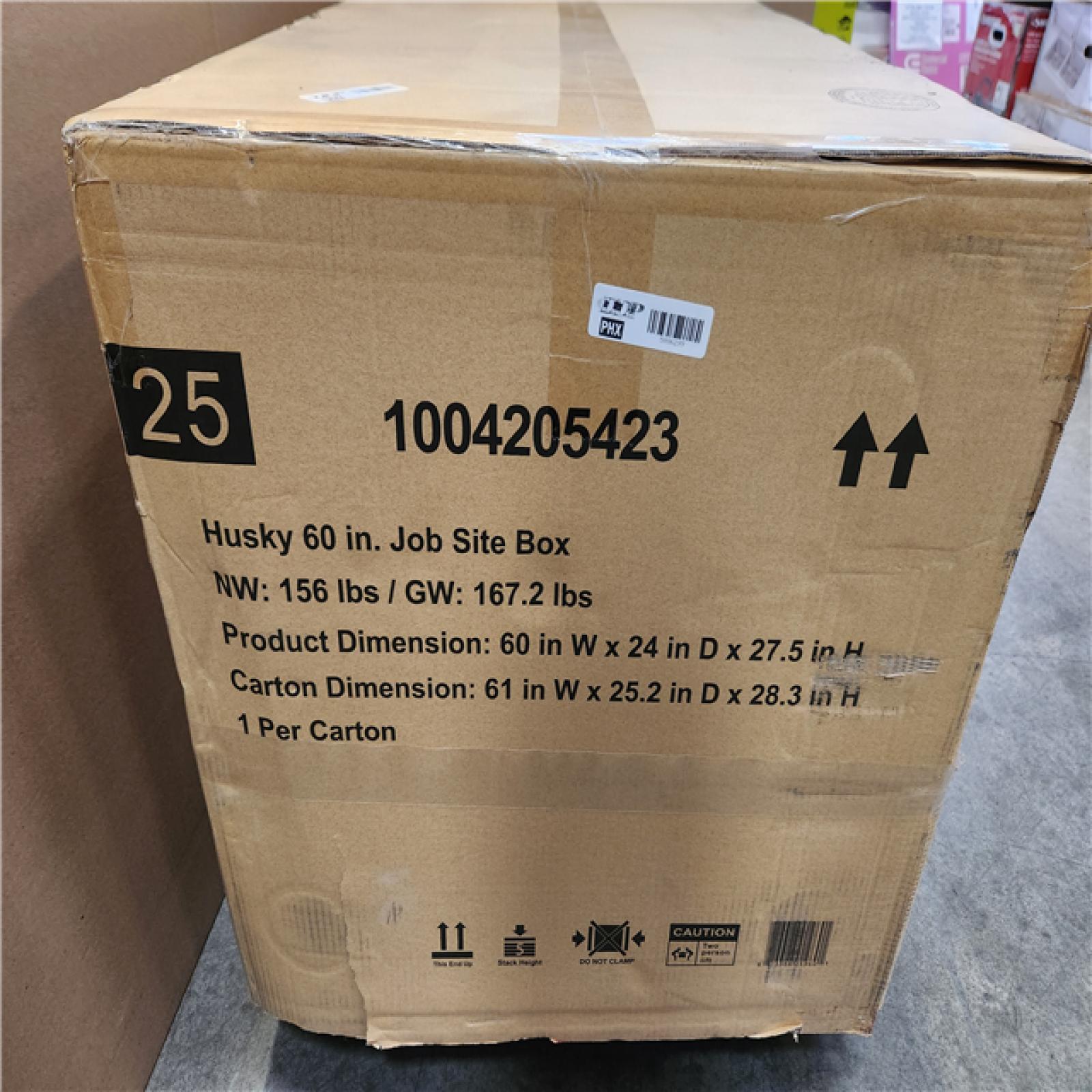 Phoenix NEW Husky Tool Storage 60 in. W Black Steel Job Site Toolbox