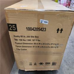 Phoenix NEW Husky Tool Storage 60 in. W Black Steel Job Site Toolbox