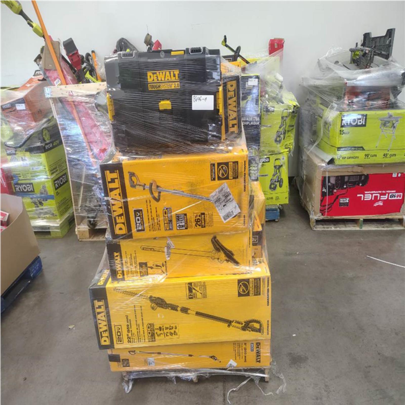 Pittston Location As-Is Power Tools Partial Truckload (12 Pallets) 8646-A