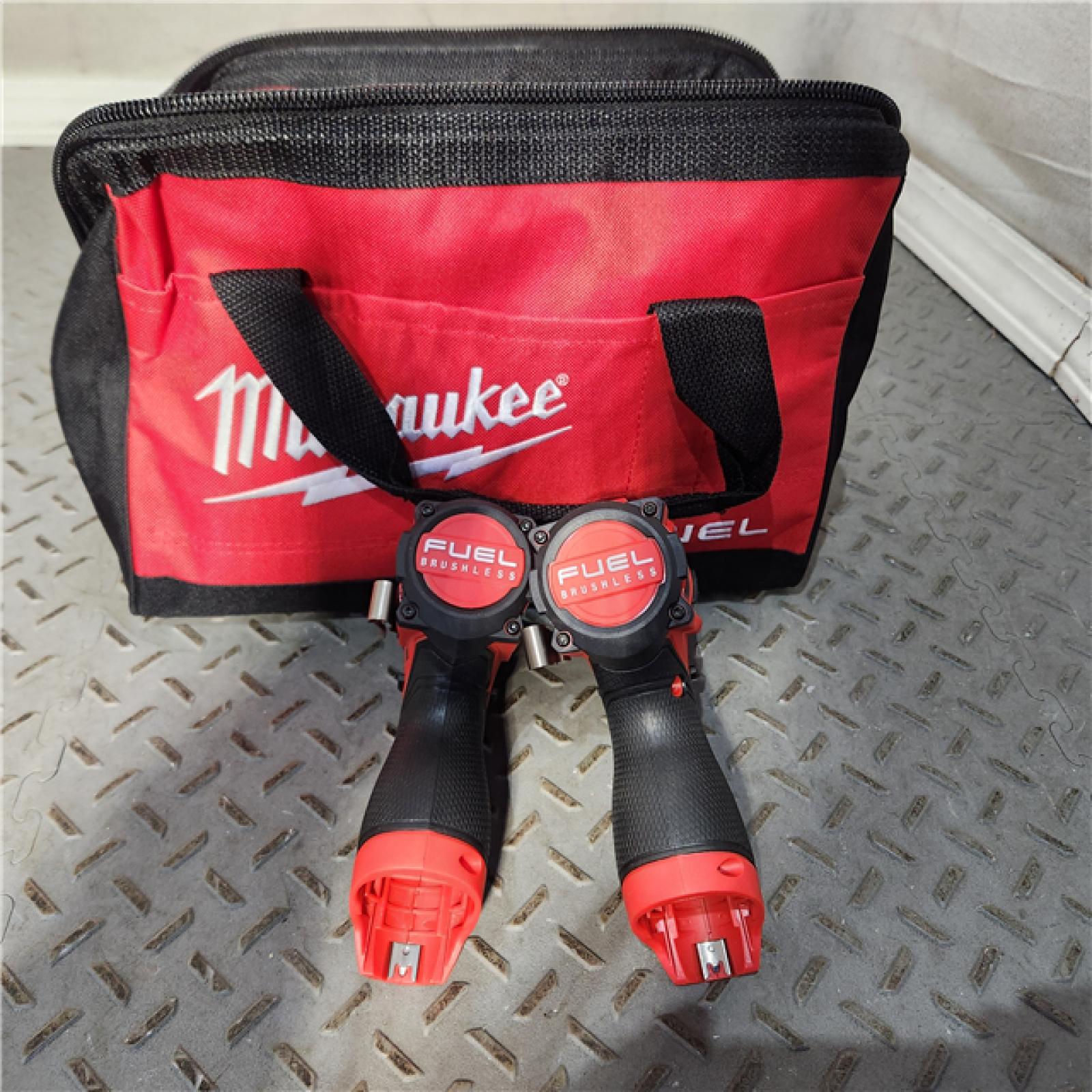 HOUSTON Location-AS-IS-Milwaukee 3497-22 12V Brushless Hammer Drill and Impact Driver Combo Kit APPEARS IN NEW! Condition