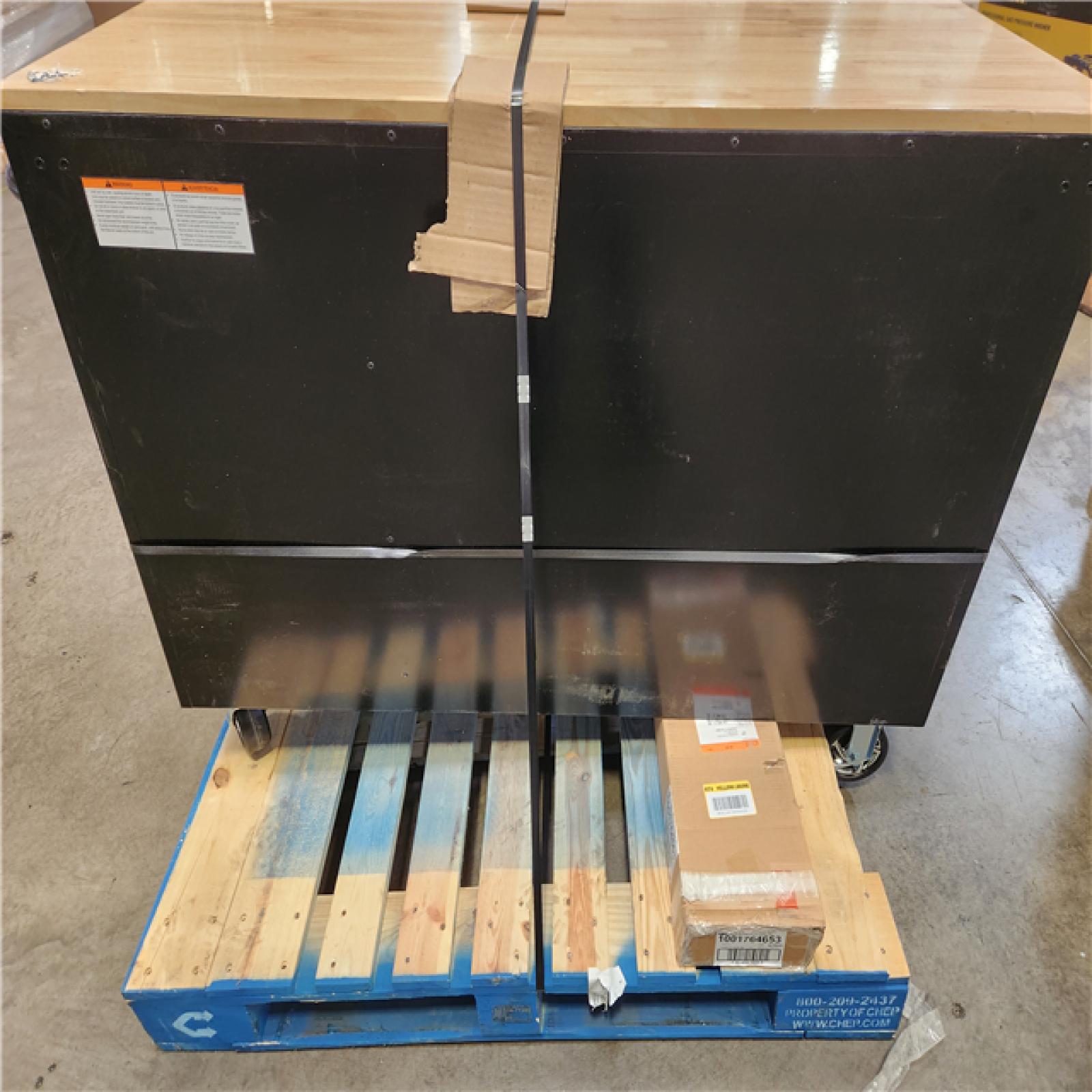 Phoenix Husky Modular Tool Storage 52 in. W x 20 in. D Standard Duty Black Mobile Workbench Cabinet