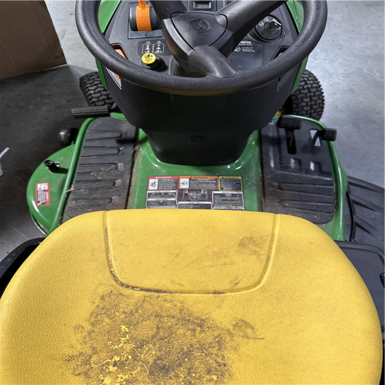 California AS-IS John Deere S120 Riding Mower