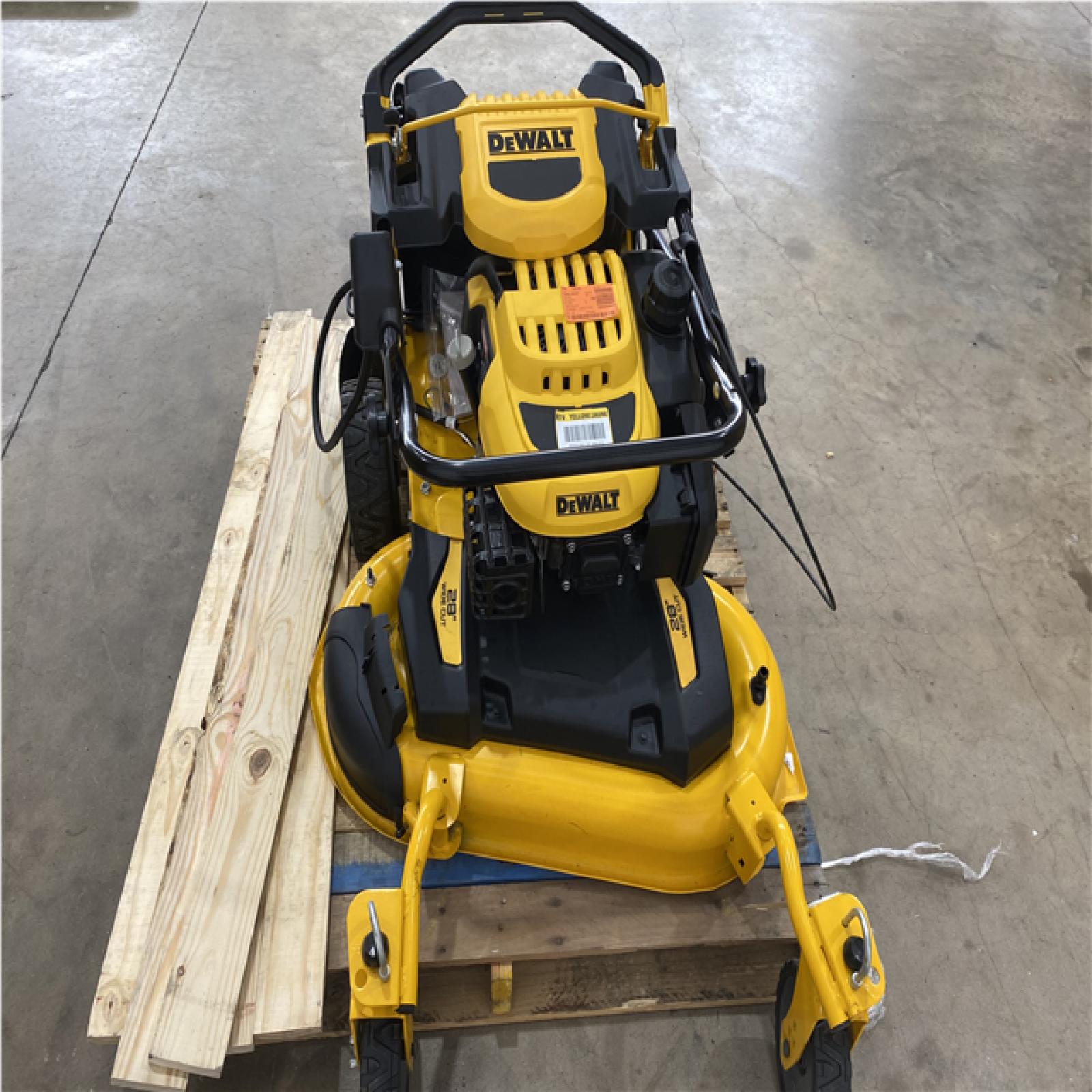 Houston Location - AS-IS Outdoor Power Equipment DEWALT 28 INCH LAWN MOWER