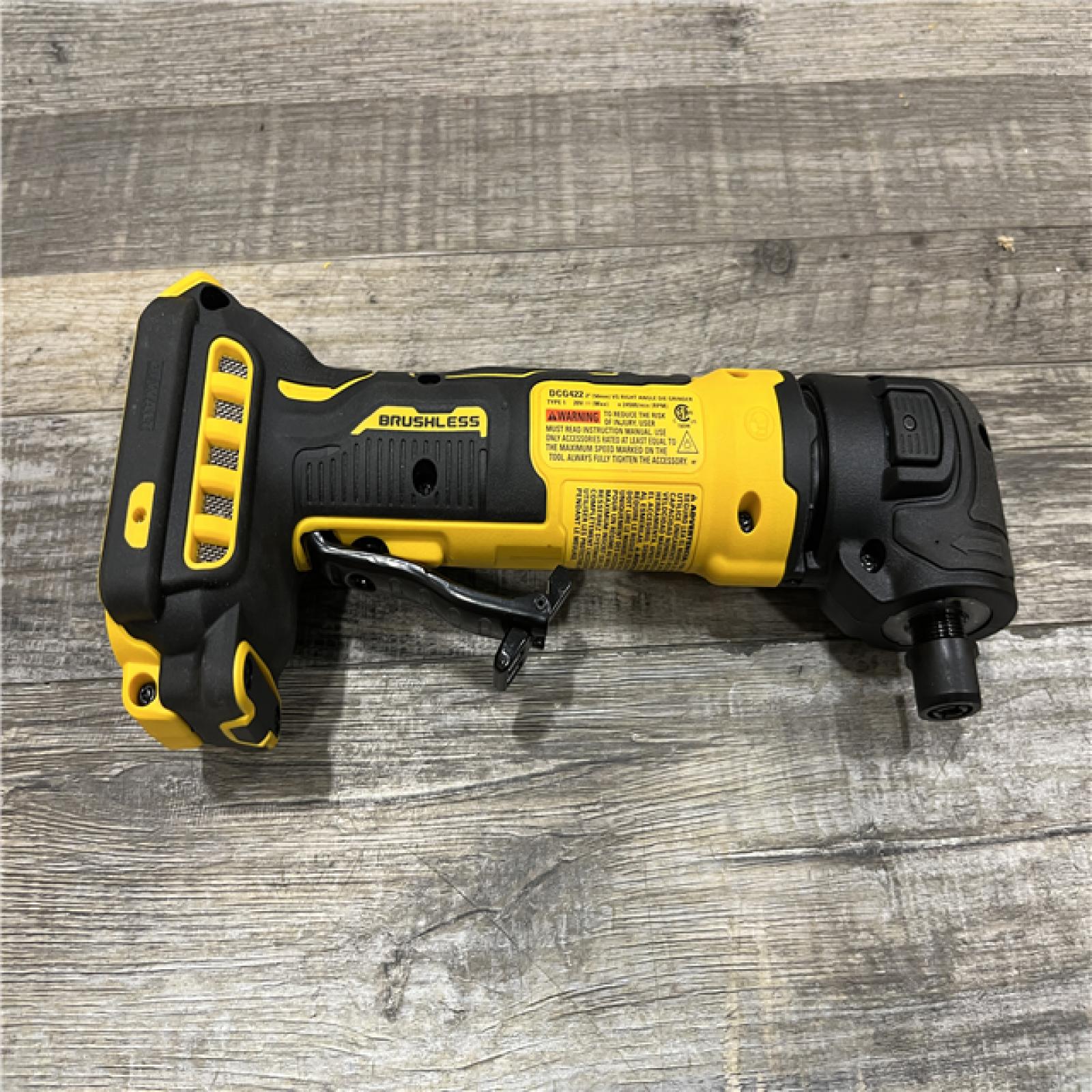 AS-IS DEWALT Atomic 20V MAX Cordless Right Angle Die Grinder (Tool Only)