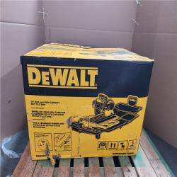 CALIFORNIA AS-IS DEWALT HIGH CAPACITY WET TILE SAW