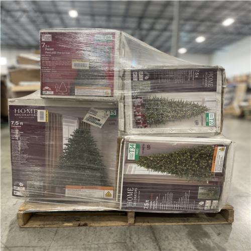 DALLAS LOCATION- AS-IS Mixed Christmas Tree PALLET (4 UNITS)