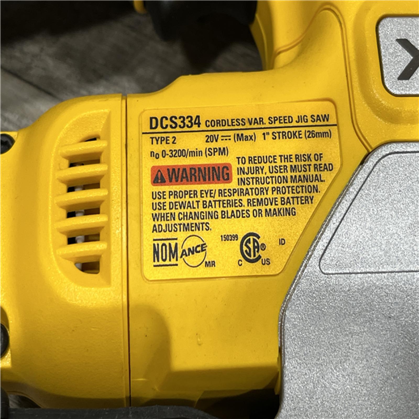 AS-IS DEWALT 20V MAX XR Cordless Brushless Jigsaw (Tool Only)