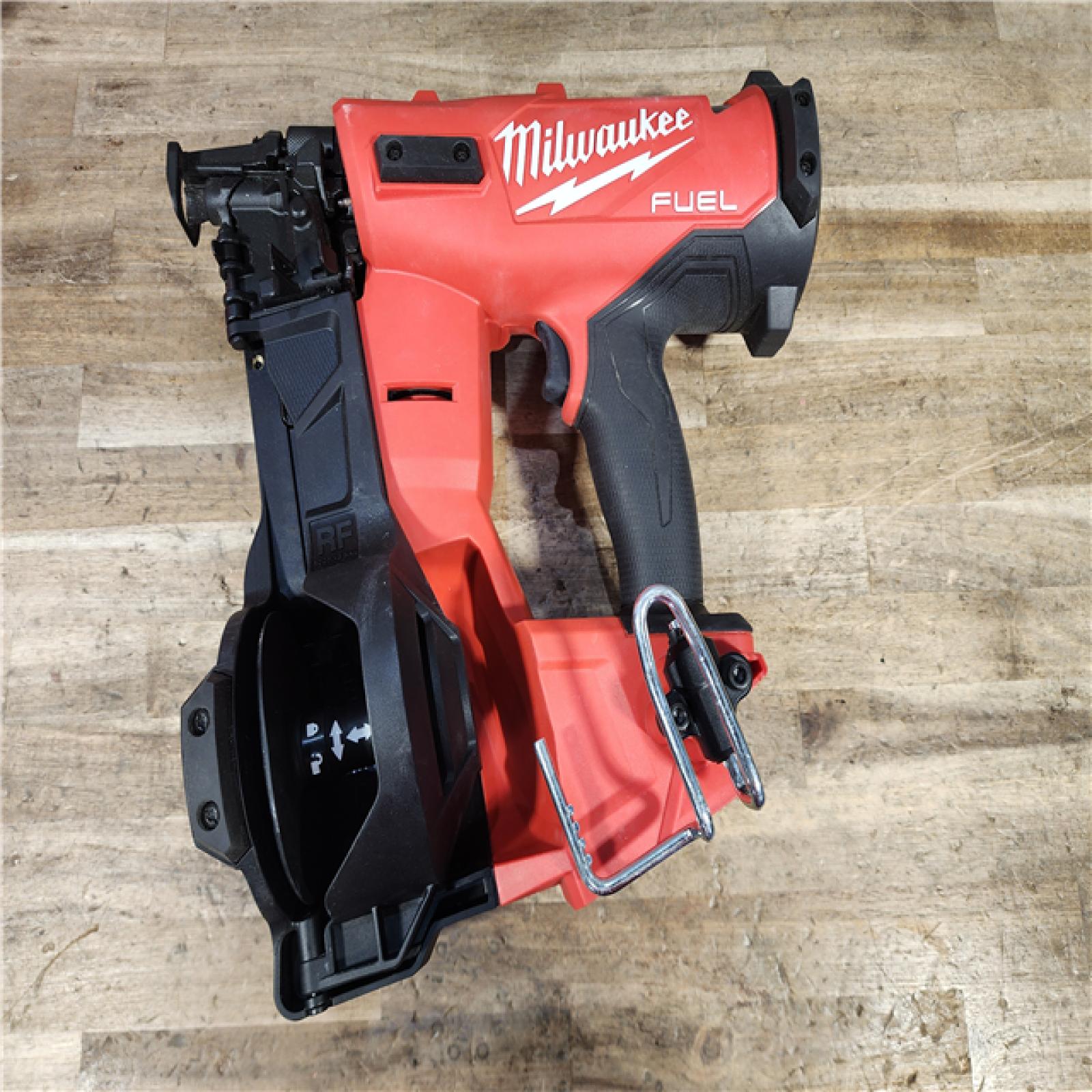 HOUSTON LOCATION - AS-IS Milwaukee FUEL 18-Volt Lithium-Ion Brushless Cordless Coil Roofing Nailer (Tool Only)