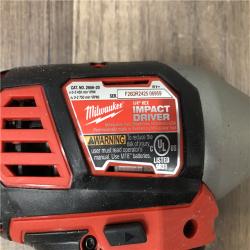 AS-IS Milwaukee 18V Lithium-Ion Cordless 1/4 in. Hex Impact Driver (Tool-Only)
