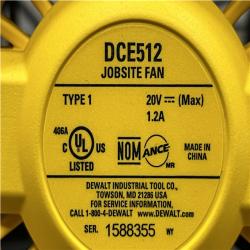 AS-IS DEWALT 20V MAX Jobsite Fan (Tool Only)