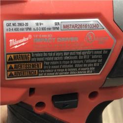 AS-IS Milwaukee FUEL 18V Lithium-Ion Brushless Cordless 1/4 in. Hex Impact Driver (Tool-Only)