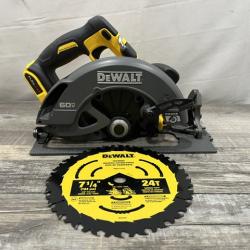 AS-IS DEWALT FLEXVOLT 60V MAX Cordless Brushless 7-1/4 in. Circular Saw with Brake (Tool Only)