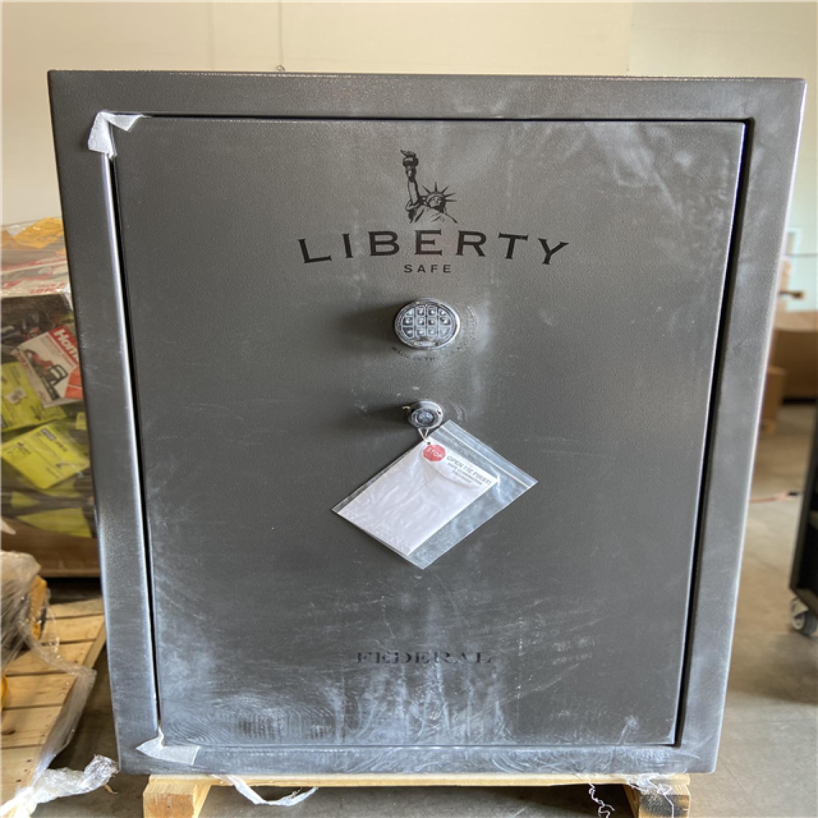DALLAS LOCATION -  LIBERTY SAFE Federal 48-Gun 75-Min fire rating EMP E-Lock, 60.5 in. H x 42 in. W x 22 in. D