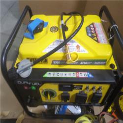 CALIFORNIA AS-IS CHAMPION PORTABLE POWER GENERATOR & HUSKY PRO 20G AIR COMPRESSOR