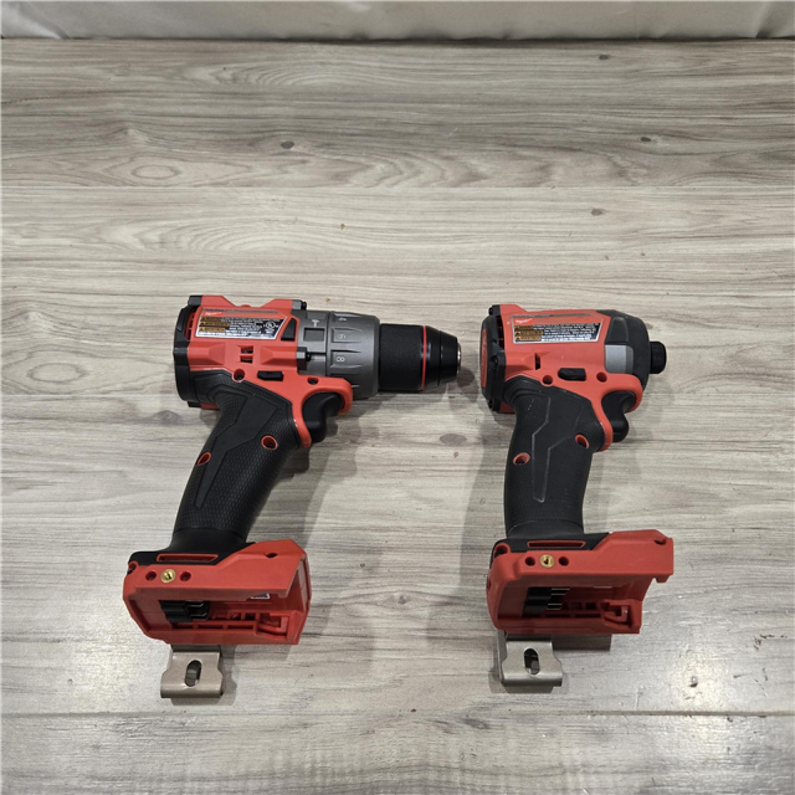 AS-IS MILWAUKEE FUEL 18V Lithium-Ion Cordless Hammer Drill and Impact Driver Combo Kit