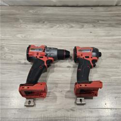 AS-IS MILWAUKEE FUEL 18V Lithium-Ion Cordless Hammer Drill and Impact Driver Combo Kit