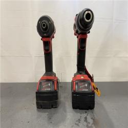 AS-IS - MILWAUKEE FUEL 18V Lithium-Ion Brushless Cordless Hammer Drill and Impact Driver Combo Kit