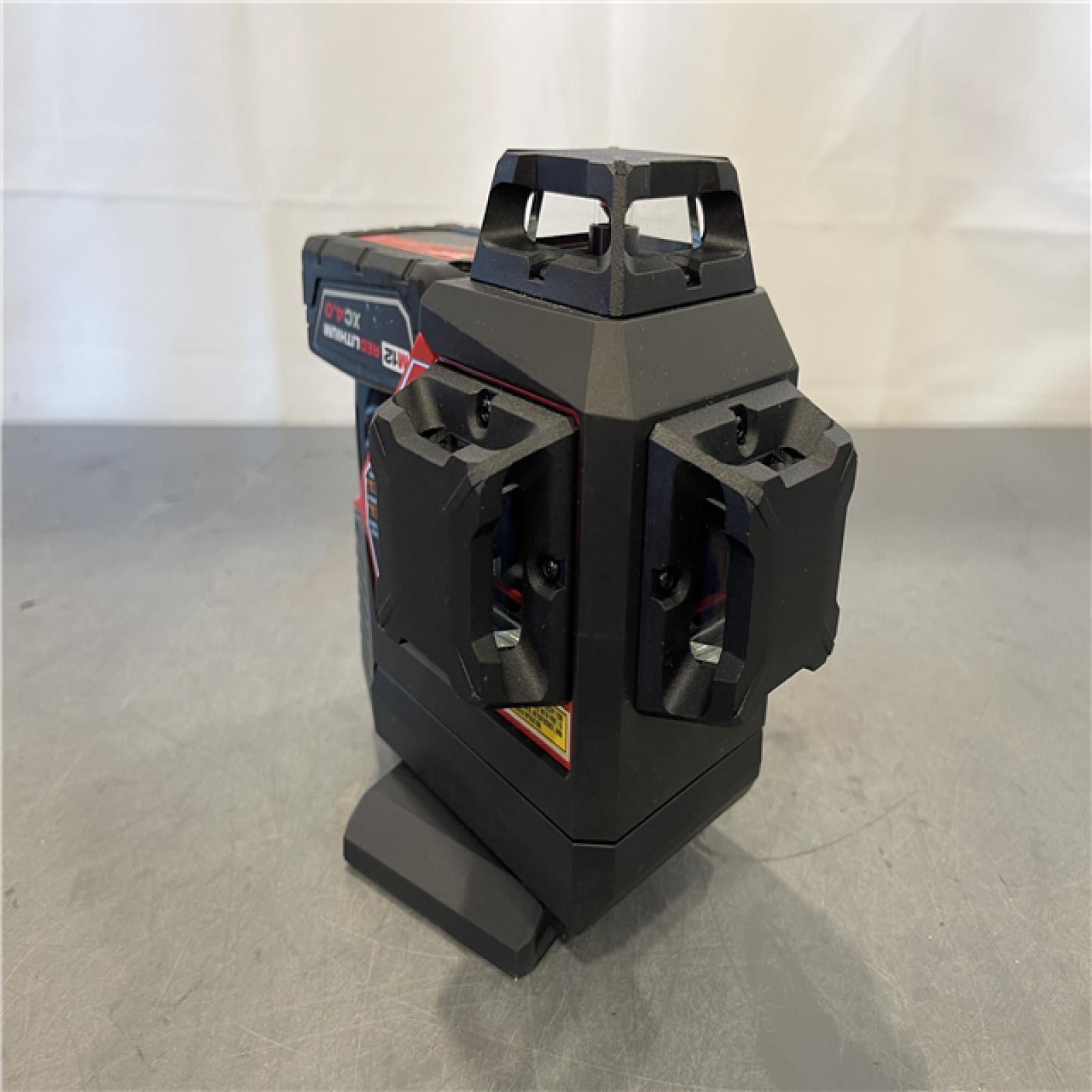 AS-IS - Milwaukee M12 12-Volt Lithium-Ion Cordless Green 250 ft. 3-Plane Laser Level Kit