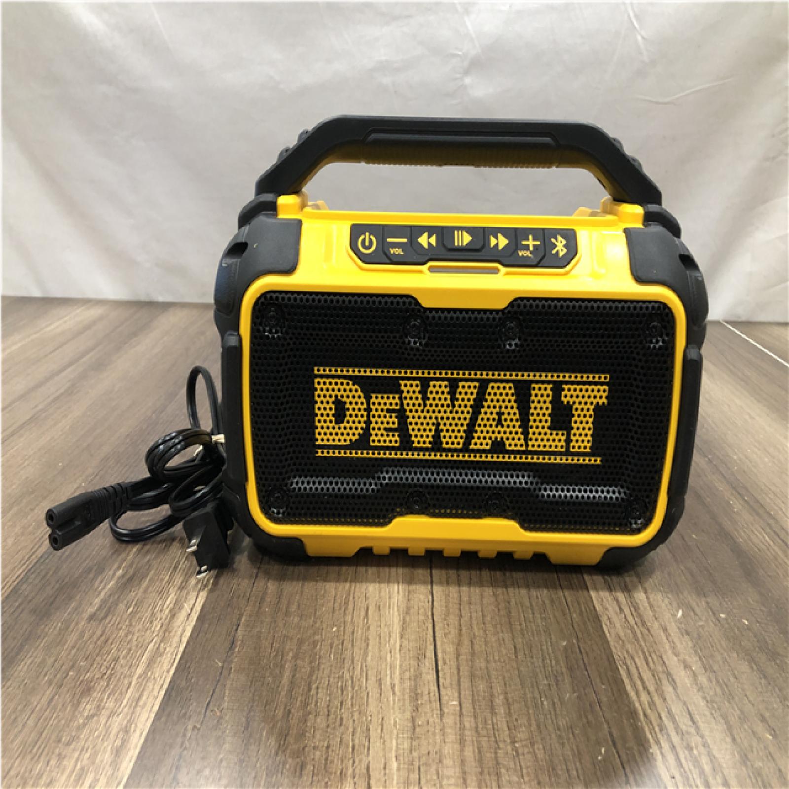 AS-IS DEWALT 20V MAX Cordless Bluetooth Speaker (Tool Only)