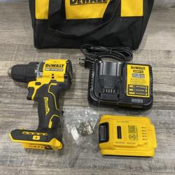 AS-IS DEWALT Atomic 20V Lithium-Ion Cordless Compact 1/2 in. Drill/Driver Kit