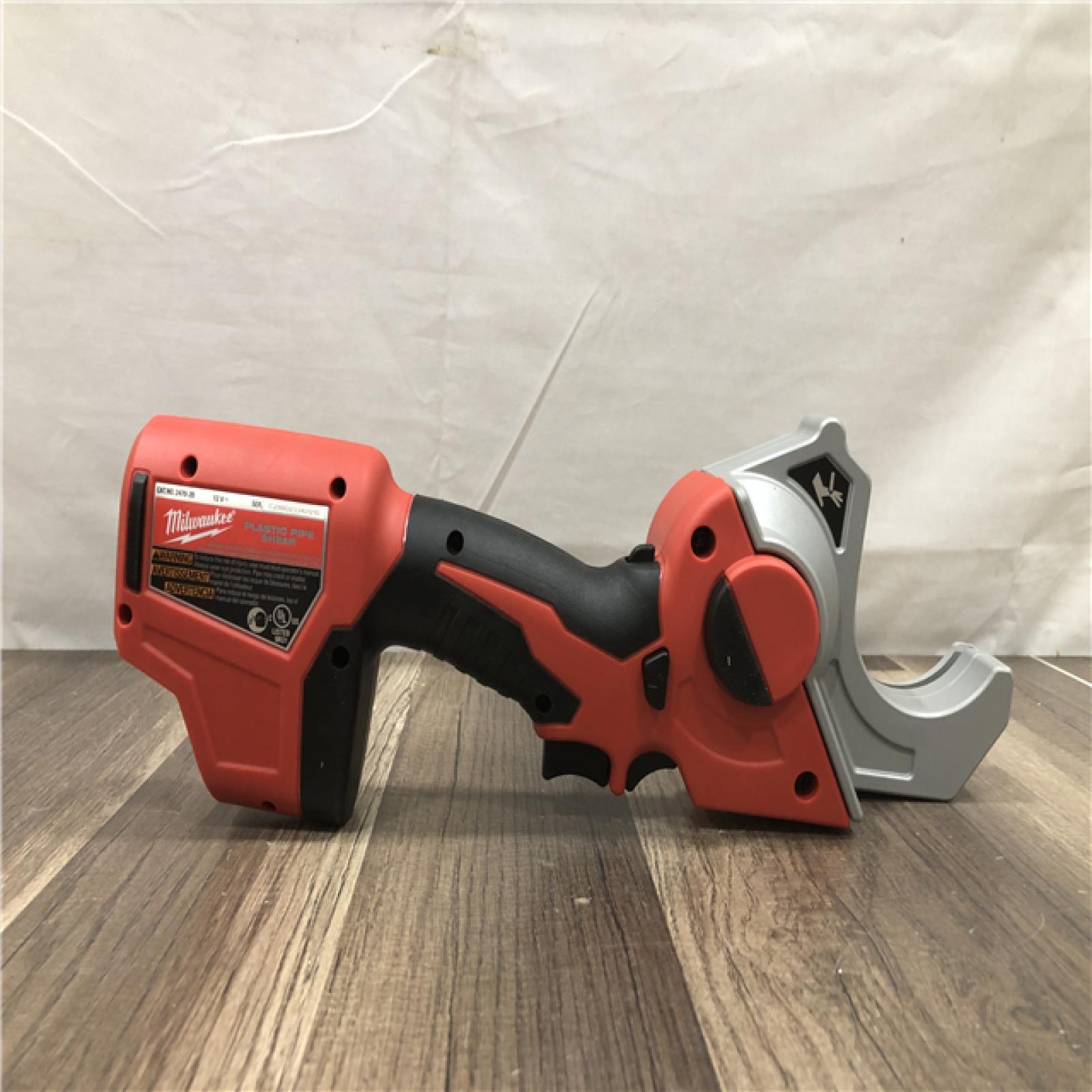 AS-IS Milwaukee 12V Lithium-Ion Cordless PVC Pipe Shear (Tool-Only)
