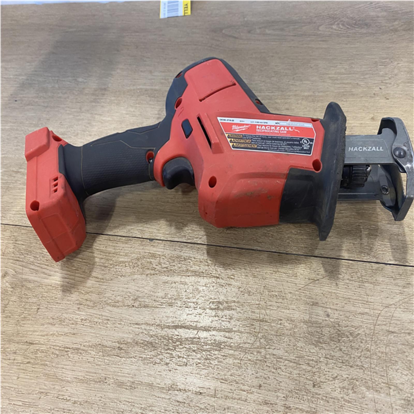 AS-IS Milwaukee FUEL 18V Lithium-Ion Brushless Cordless HACKZALL Reciprocating Saw (Tool-Only)
