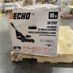 DALLAS LOCATION- AS-IS ECHO 21 in.190 cc Gas 3-in-1 Dual Blade RWD Self-Propelled Lawn Mower