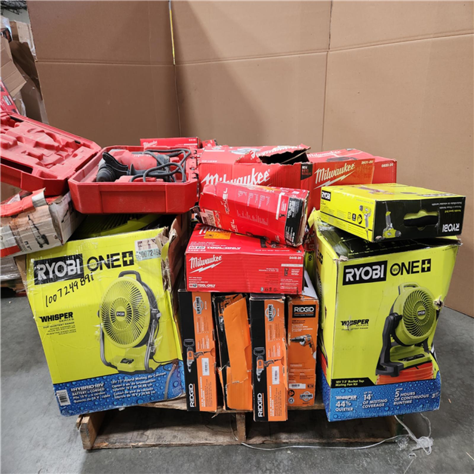 CALIFORNIA AS -IS  TOOL PALLET