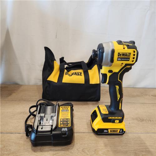AS-IS- DEWALT ATOMIC 20V MAX* Brushless Cordless Compact 1/4 in. Impact Driver Kit