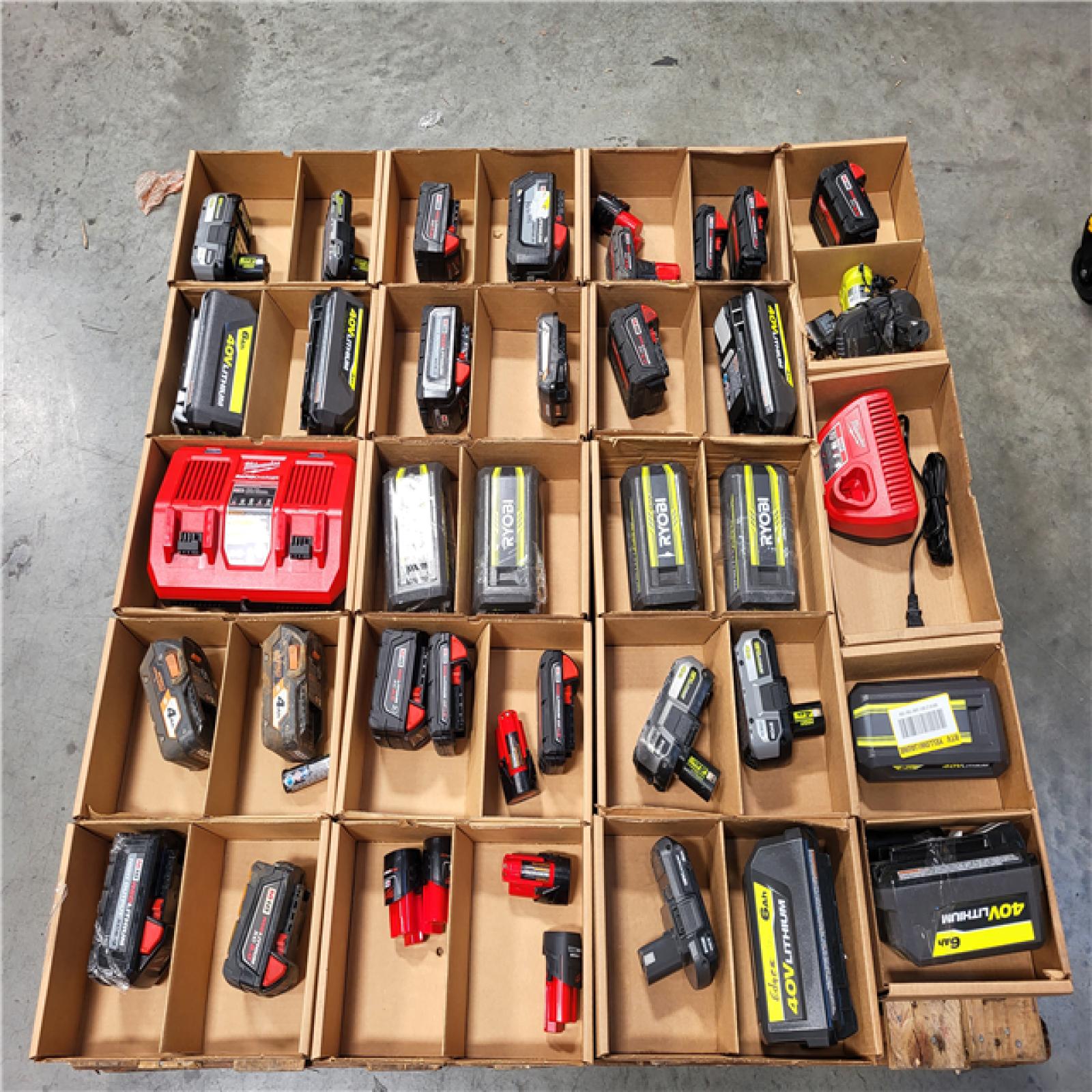 CALIFORNIA AS-IS BATTERY PALLET