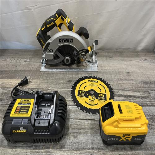 AS-IS DEWALT 20V MAX Lithium-Ion 7-1/4 in. Cordless Circular Saw Kit