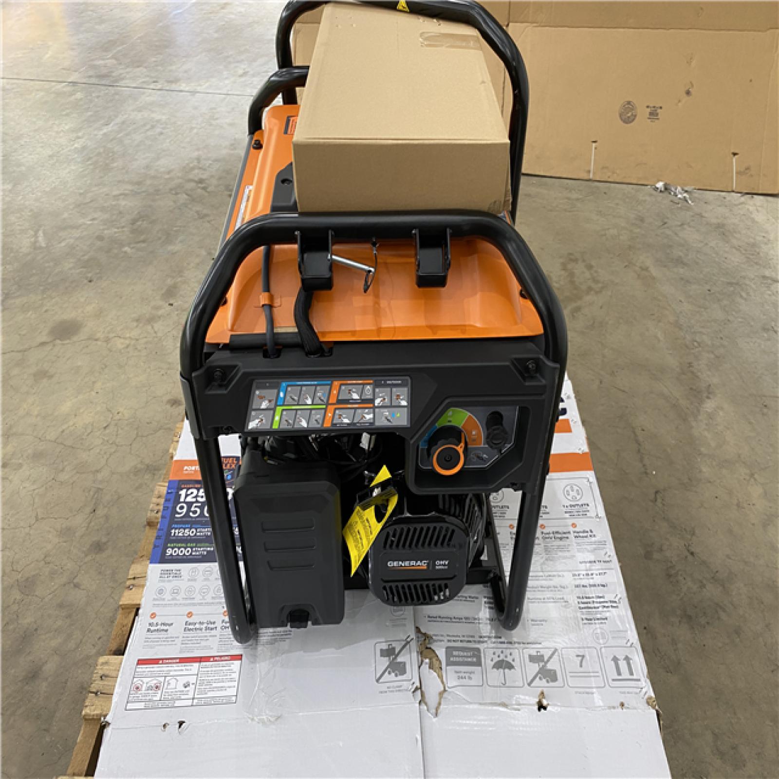 Houston Location AS IS - Generac 12500 starting watts COsense generator