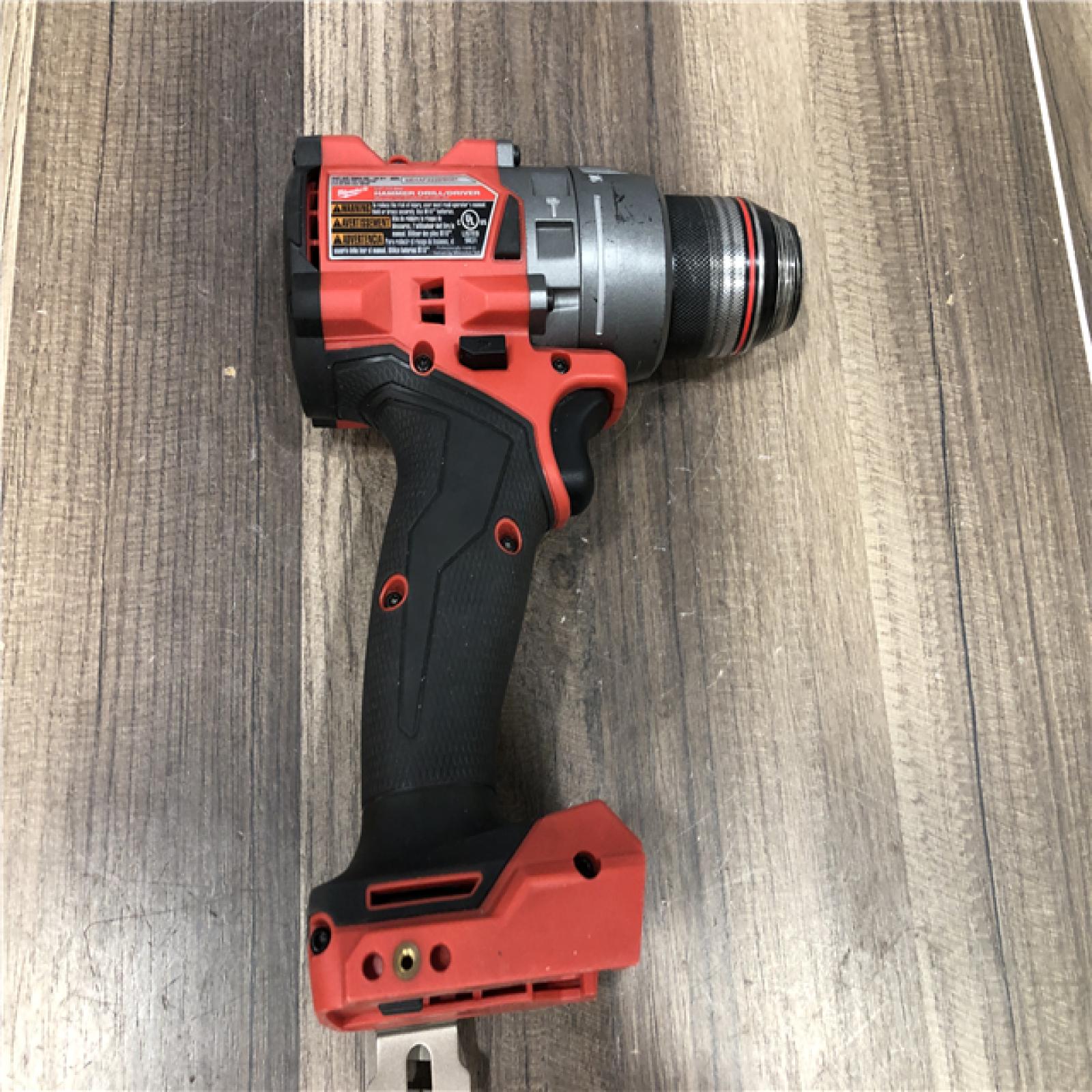 AS-IS Milwaukee FUEL 18V Lithium-Ion Brushless Cordless 1/2 in. Hammer Drill/Driver (Tool-Only)