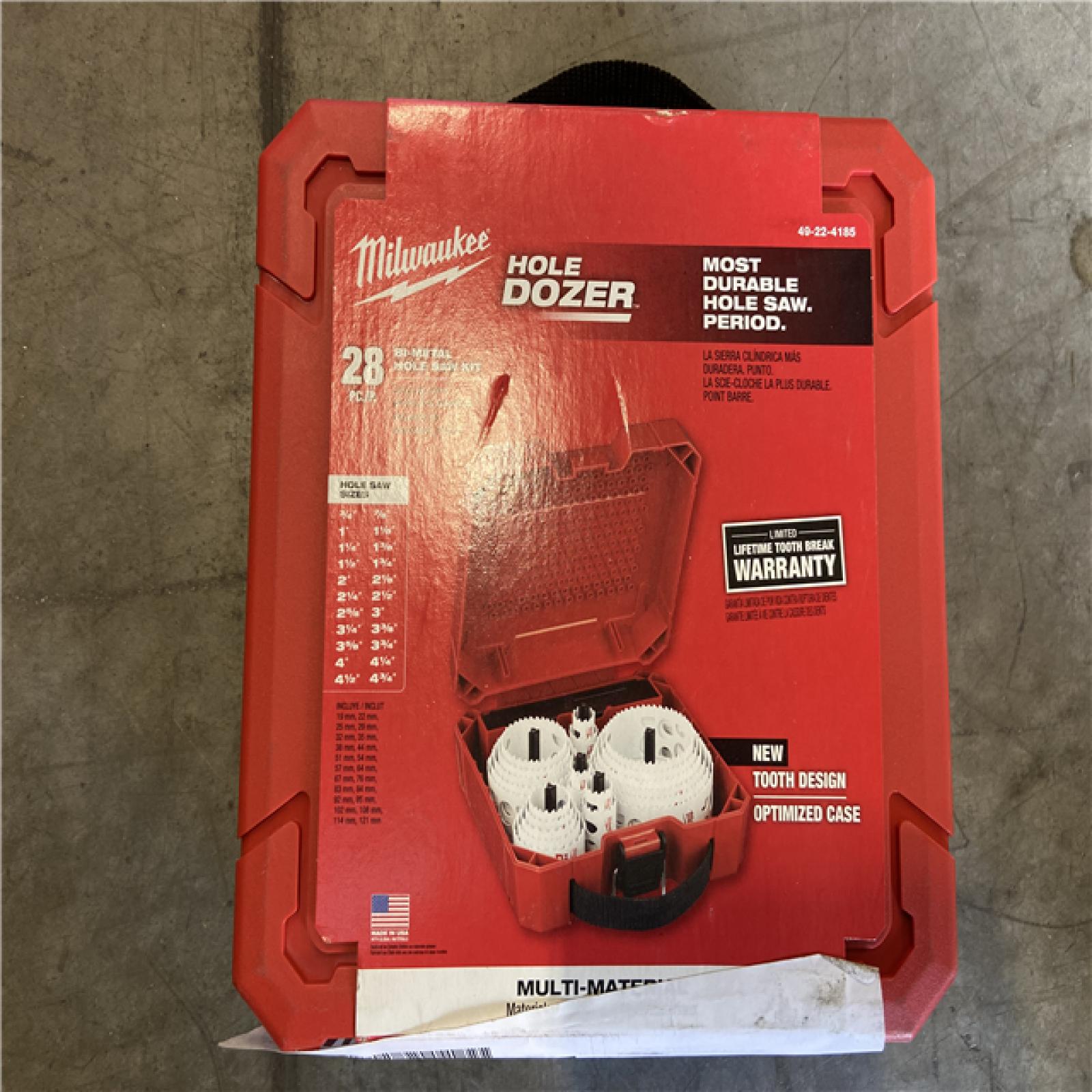 NEW! - Milwaukee Hole Dozer General Purpose Bi-Metal Hole Saw Set (28-Piece)