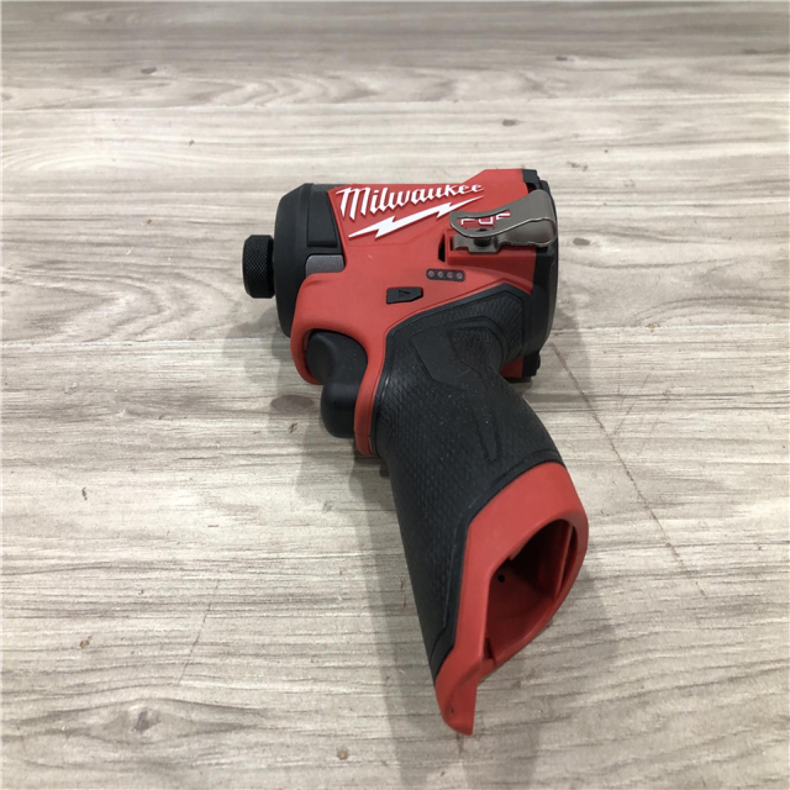 AS-IS Milwaukee M12 FUEL 12 V 1/4 in. Cordless Impact Driver (Tool-Only)