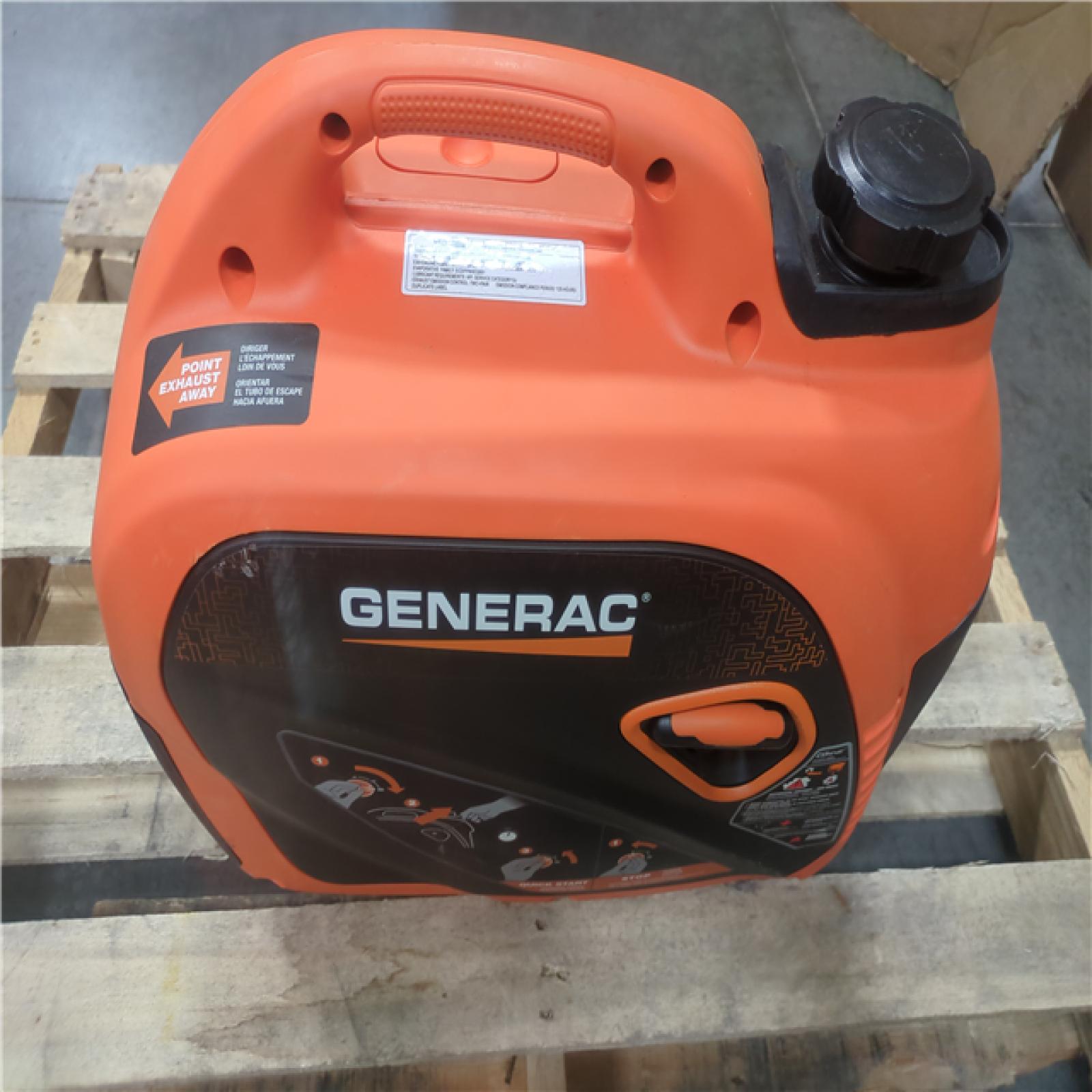 CALIFORNIA AS-IS GENERAC PORTABLE POWER GENERATOR