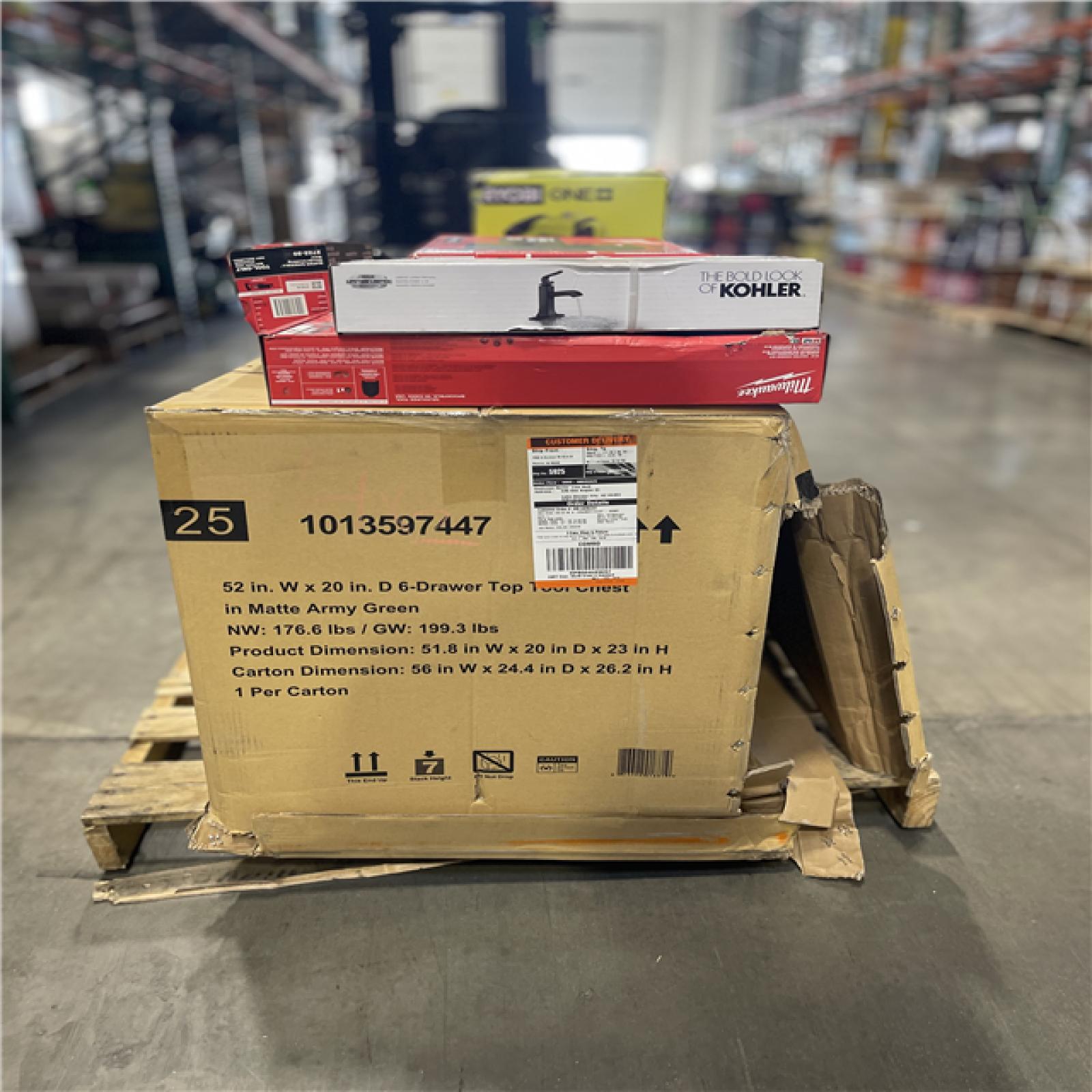 DALLAS LOCATION- AS-IS HOME IMPROVEMENT PALLET